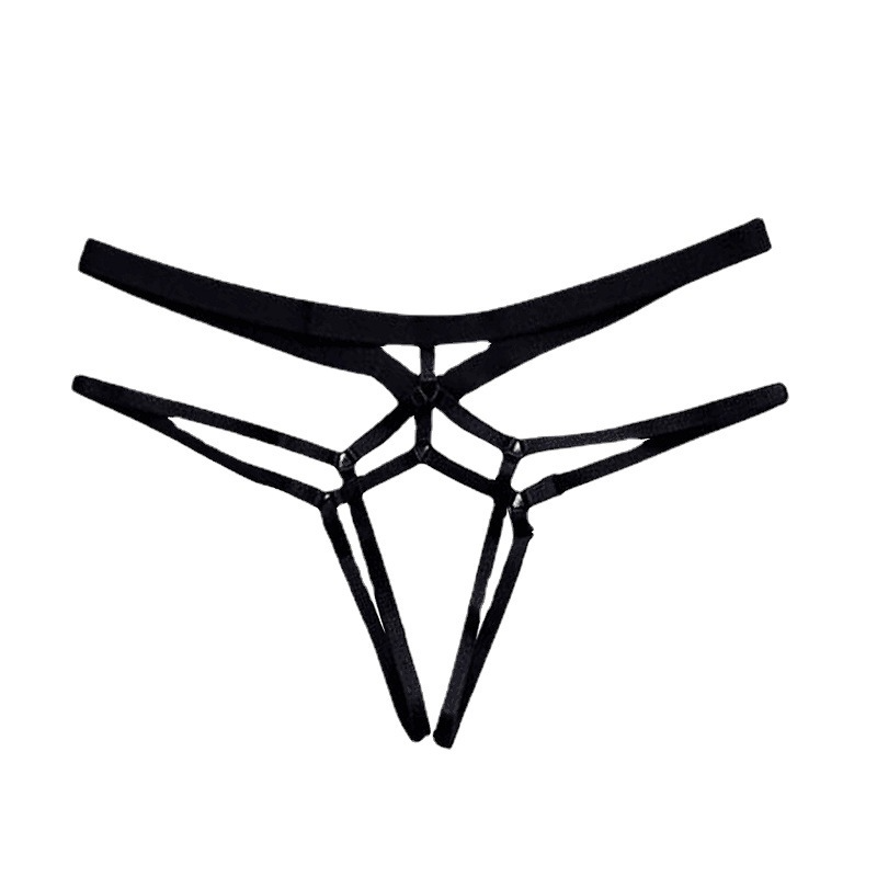Adjustable Crotchless Panty - Low Waist, Polyester Material Castello Clothing Line