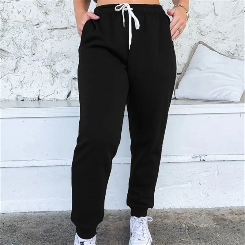 Kelsey High-Rise Elastic Cuff Drawstring Sweatpants joggers Castello Clothing Line
