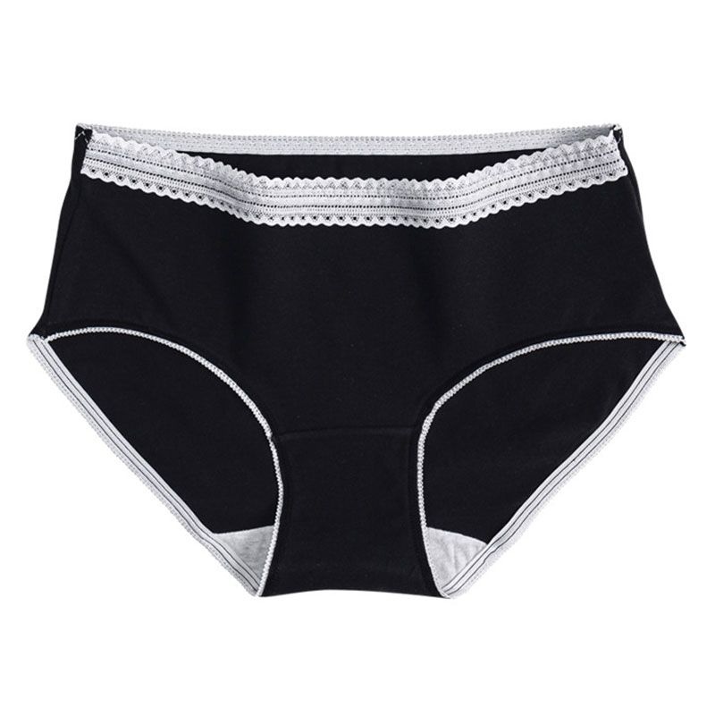 Lace Trim Cotton Briefs Castello Clothing Line