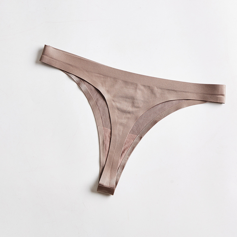 No-Show Ultra-Thin Thong Panty - Seamless, Nylon Material Castello Clothing Line