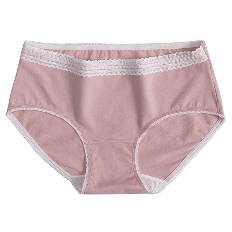 Lace Trim Cotton Briefs Castello Clothing Line