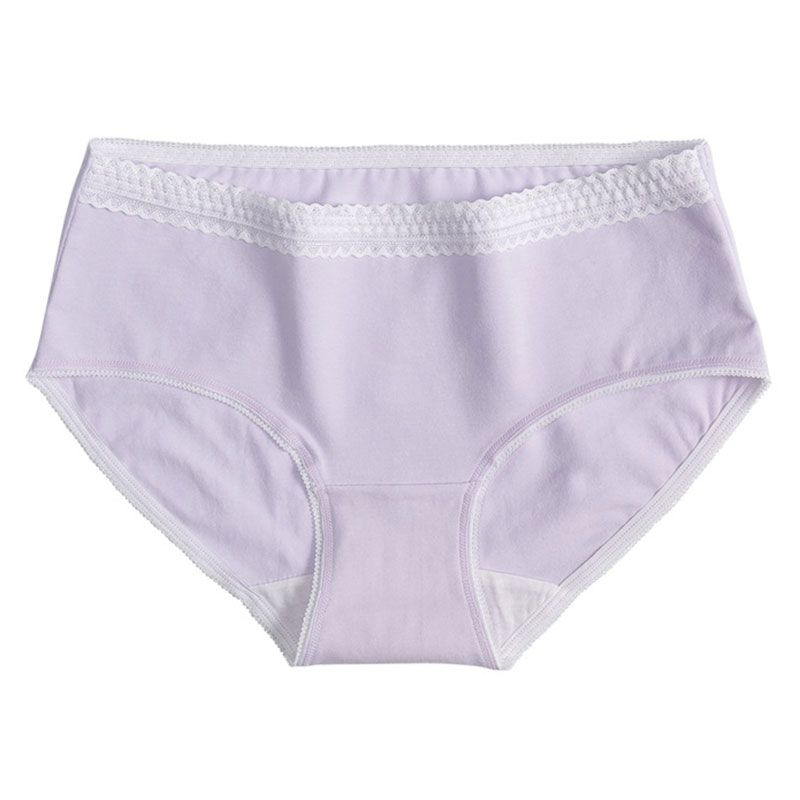 Lace Trim Cotton Briefs Castello Clothing Line