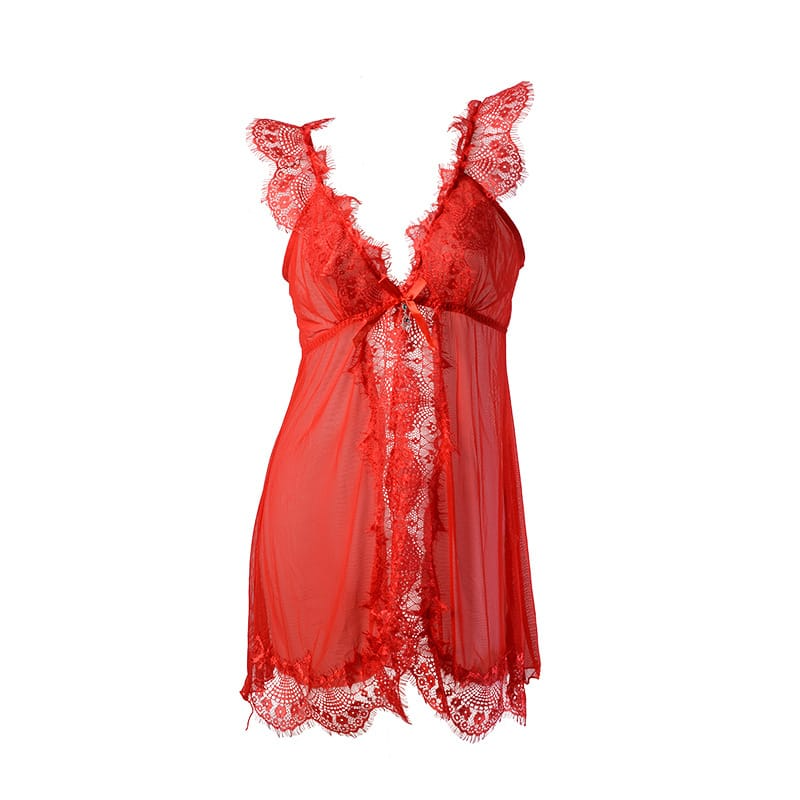 Lace Mesh Babydoll Sleep Dress Castello Clothing Line