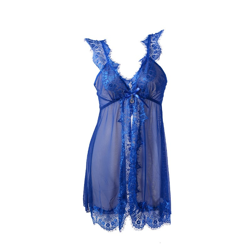 Lace Mesh Babydoll Sleep Dress Castello Clothing Line