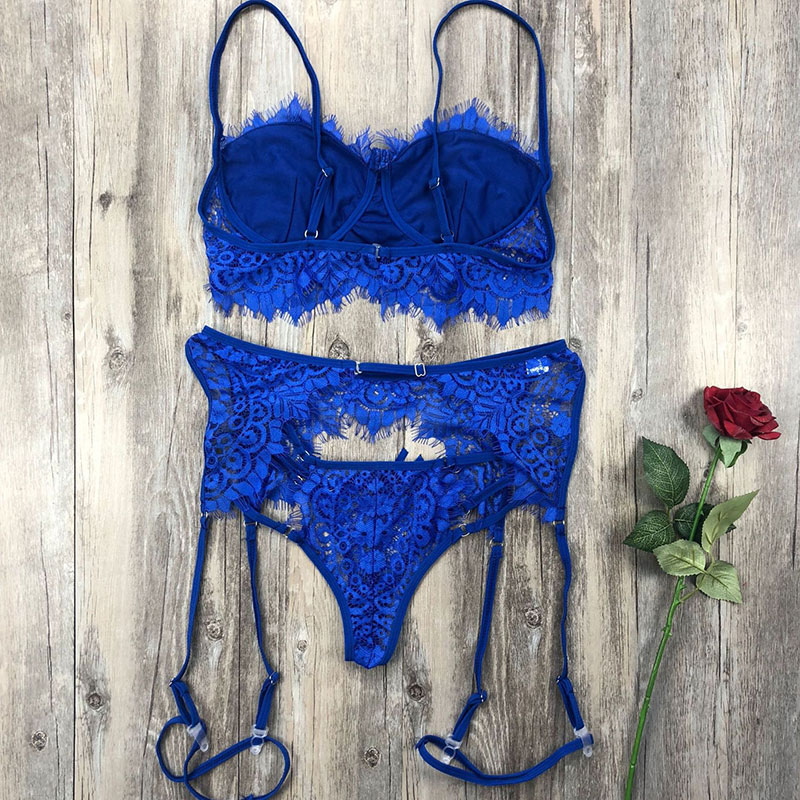 Lace Unlined Bra & Panty Set Castello Clothing Line