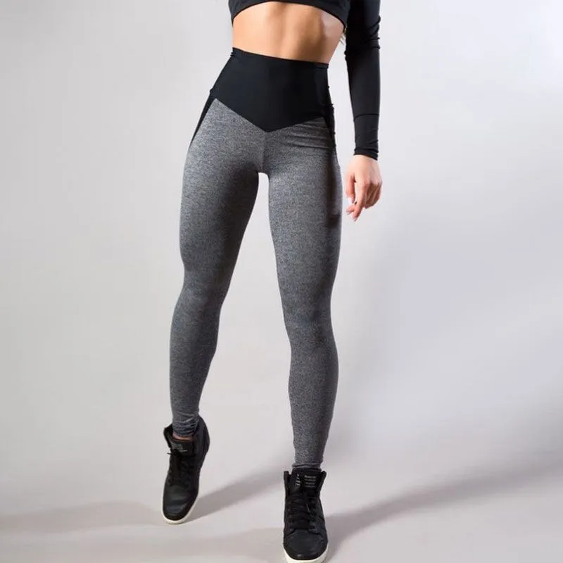 Ariana High-Waist Contrast Panel Sculpt Leggings leggings Castello Clothing Line
