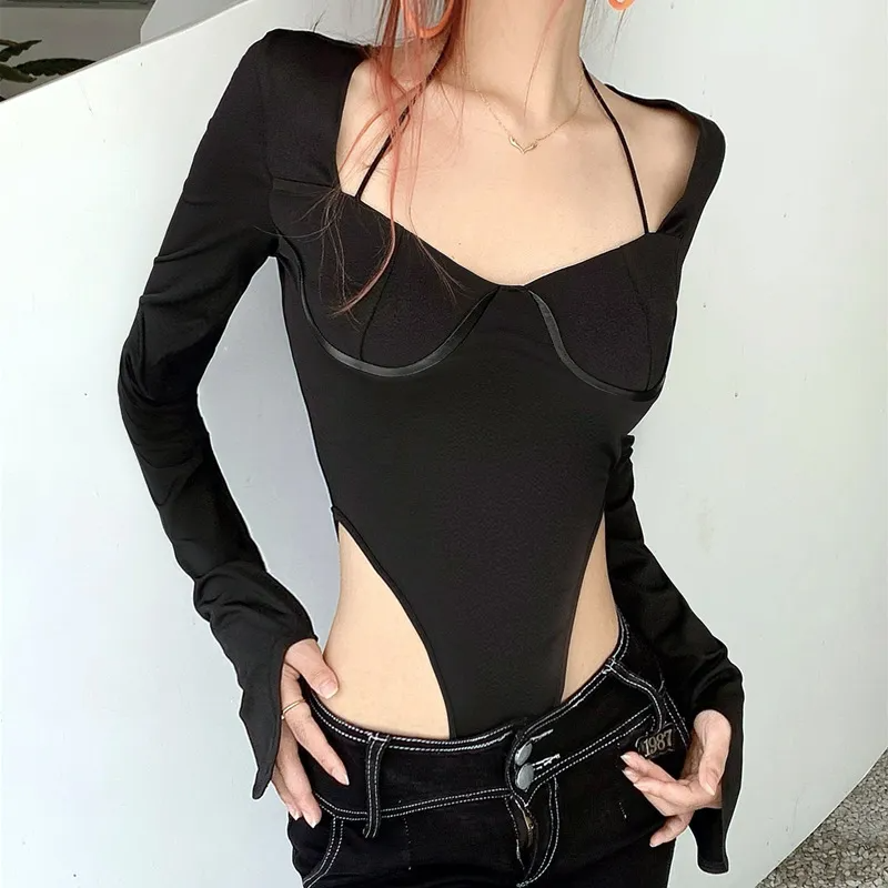 Daredevil High-Cut Long Sleeve Bodysuit Castello Clothing Line