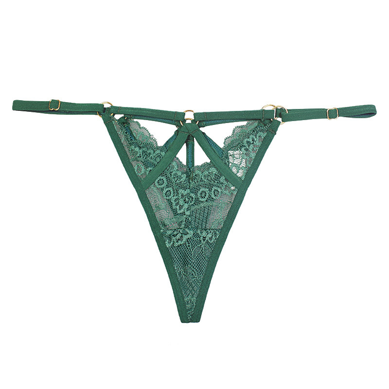 Lace Cut Out String Thong Castello Clothing Line