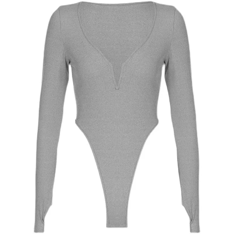 Edge Factor High-Cut Long Sleeve Bodysuit Castello Clothing Line