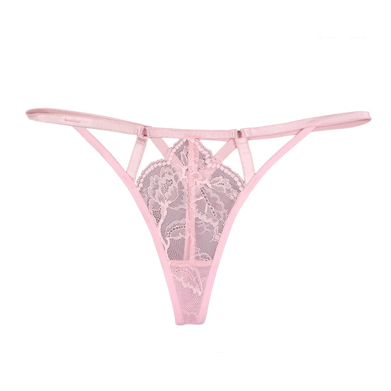 Lace Cut Out Strappy Thong Panty Castello Clothing Line