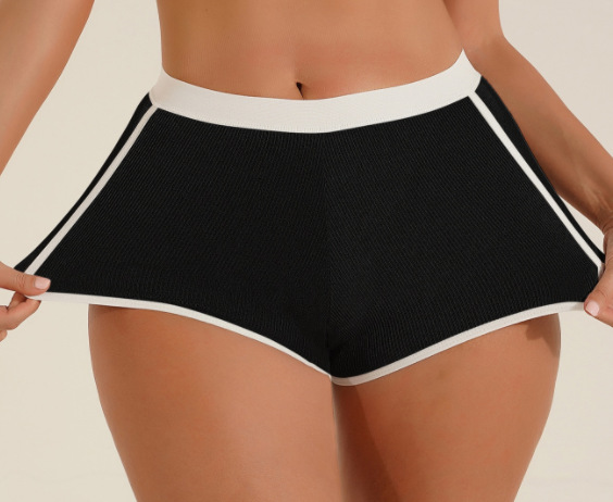 Ribbed Breathable Boyshorts Castello Clothing Line