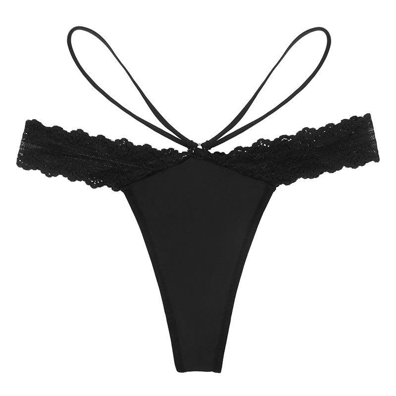 Seamless Lace Trim G String Panty Castello Clothing Line