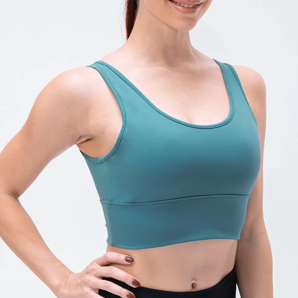 SassySue Reversible Wrap Front Longline Sports Bra sports top & bras Castello Clothing Line