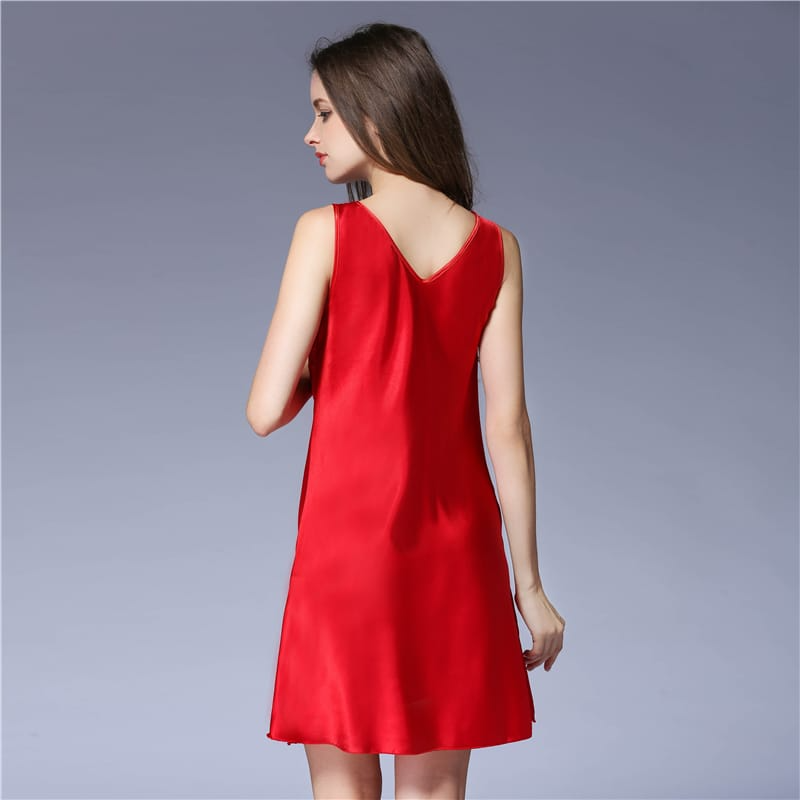 Satin Lace Detailed Nightie  Castello Clothing Line