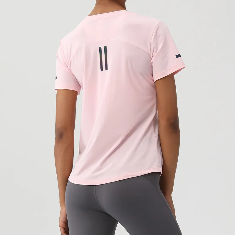 Jordan Crew Neck Short Sleeve T-Shirt sports top & bras Castello Clothing Line