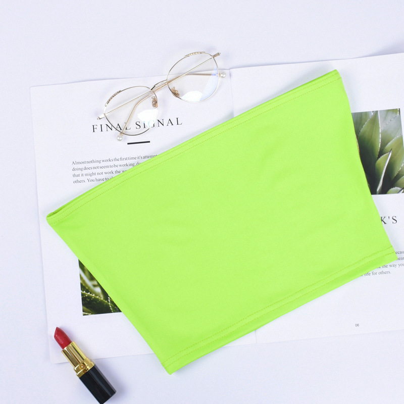 Sleek & Strapless Tube Crop Top Castello Clothing Line