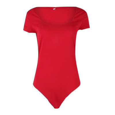 Metro Short Sleeve Square-Neck Bodysuit Castello Clothing Line