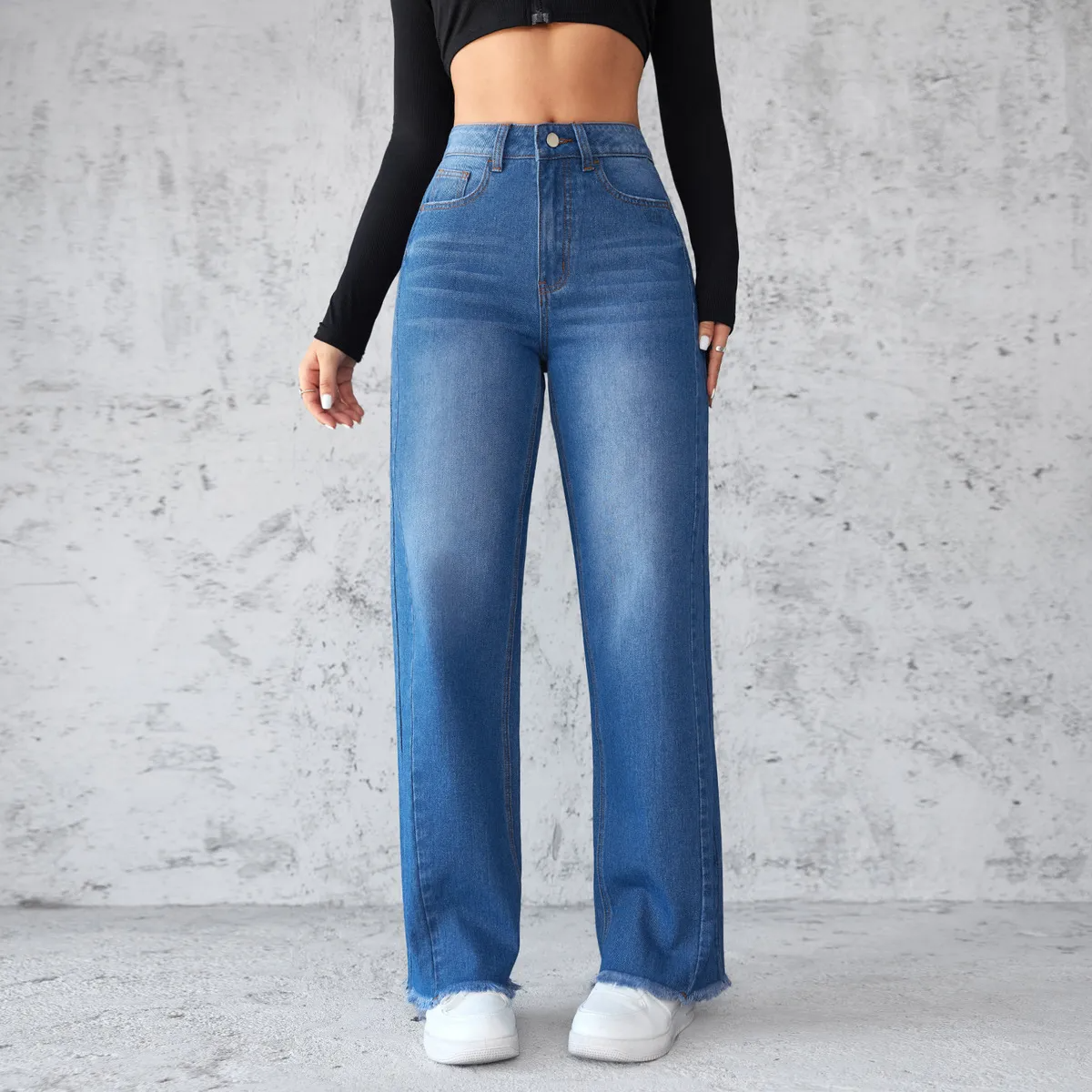 Straight Leg Jeans