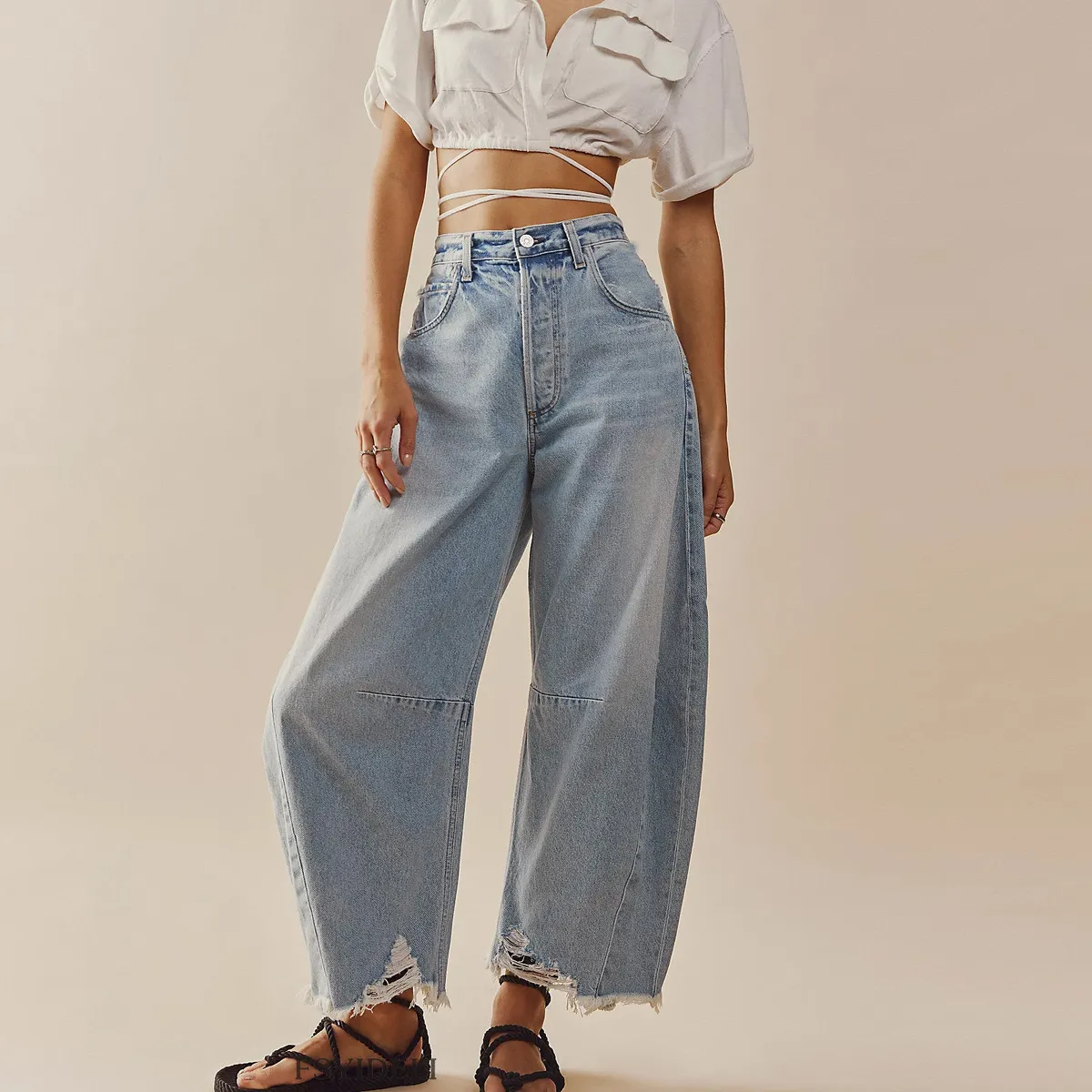 Cropped Jeans