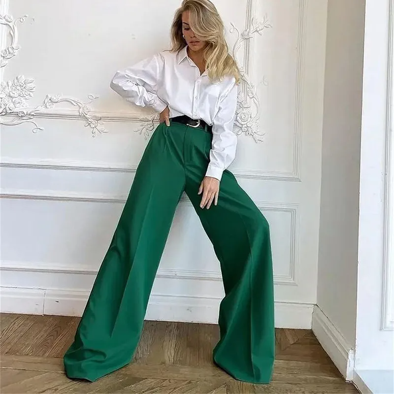Women's Wide Leg Pants | Castello Clothing Line