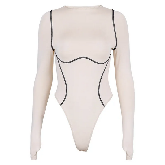 Shape Shift Long Sleeve Sculpting Bodysuit  Castello Clothing Line   