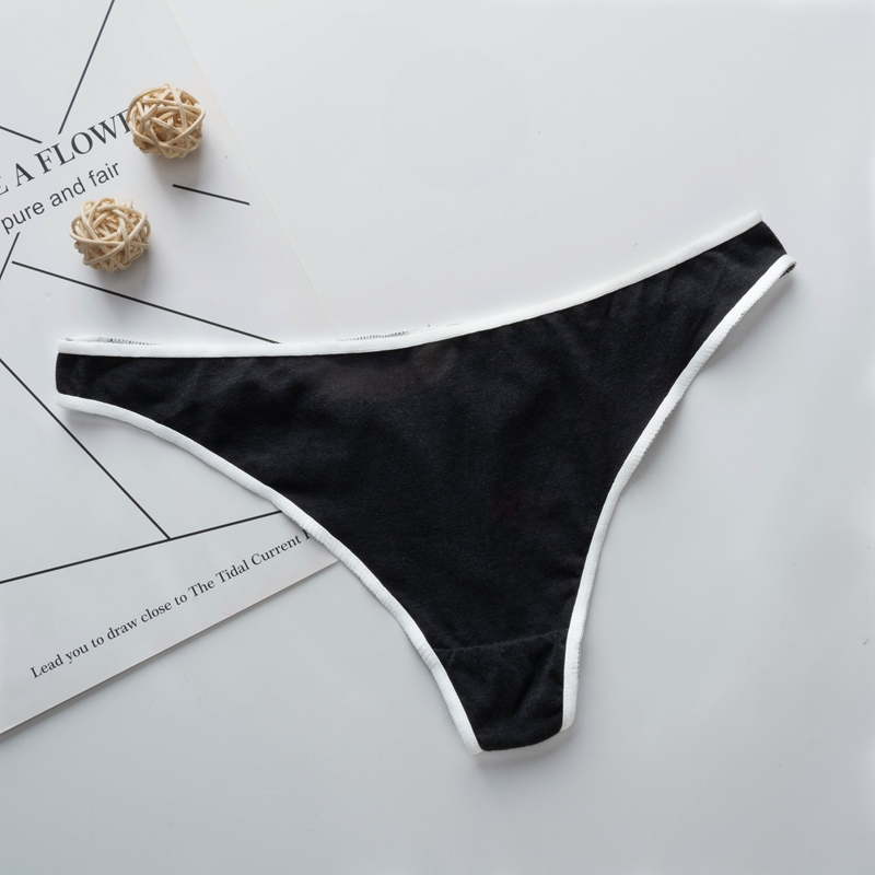 Color Block T Back Thong Panty  Castello Clothing Line   