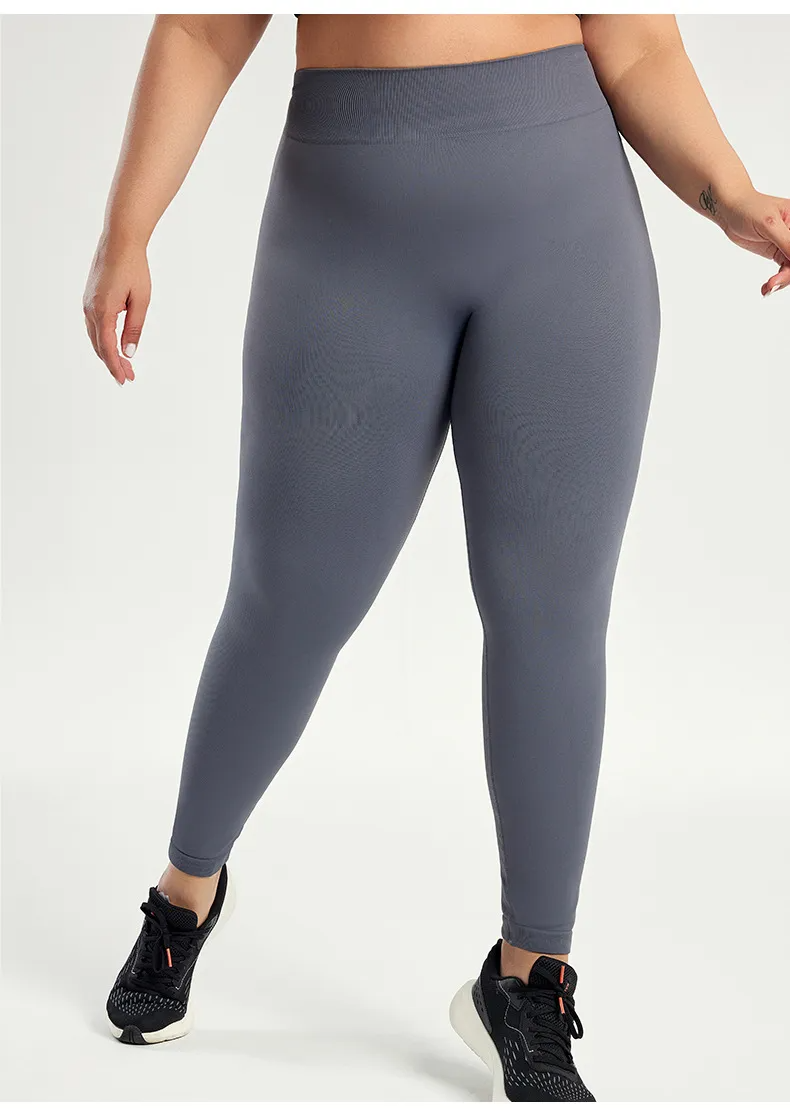 Quest Plus Size High-Waist Scrunch Butt Leggings leggings Castello Clothing Line