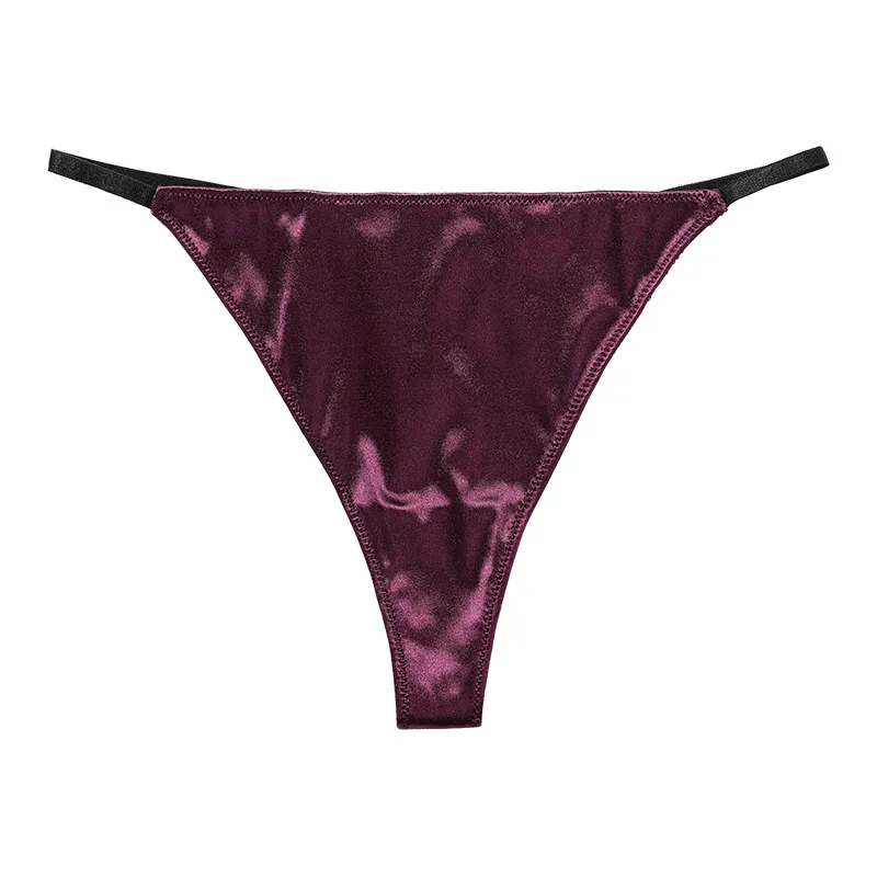 Sleek Satin Whisper Thong  Castello Clothing Line   
