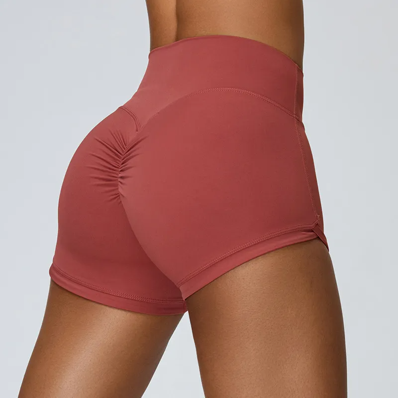 Rebellion High-Rise Scrunch Butt Workout Shorts workout shorts Castello Clothing Line