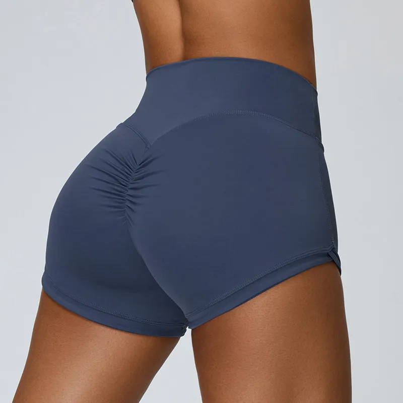 Rebellion High-Rise Scrunch Butt Workout Shorts workout shorts Castello Clothing Line