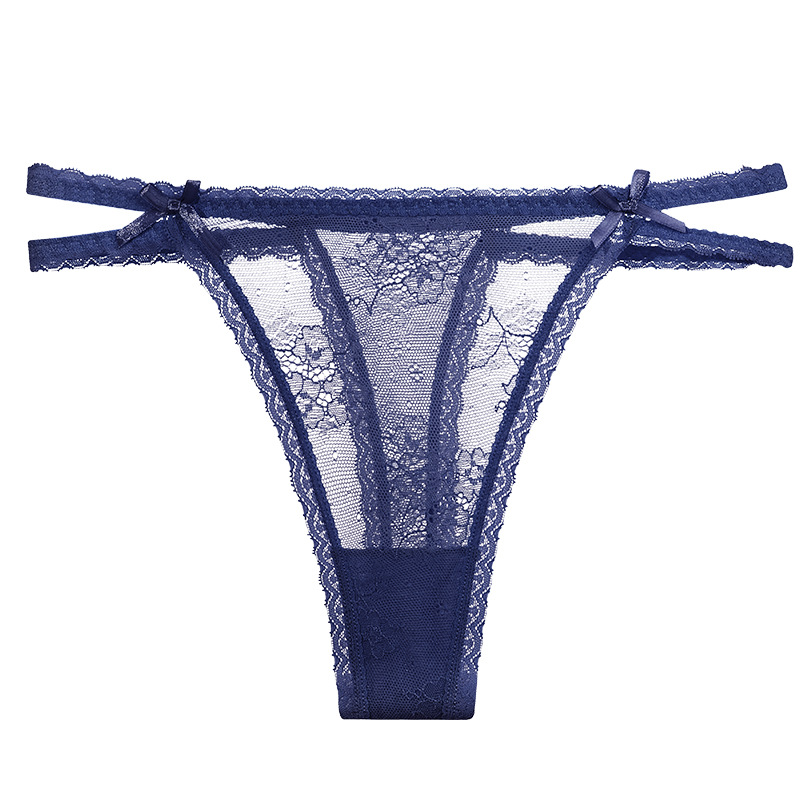 See through lace panty - High-Cut Double-Strap  Castello Clothing Line   