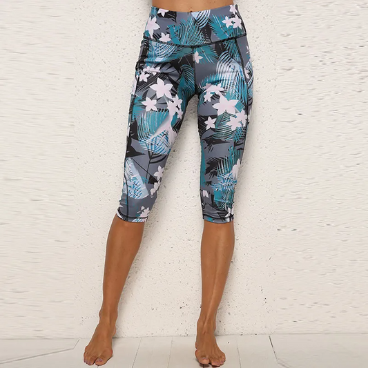 Capri Side Pocket Leggings  Castello Clothing Line   