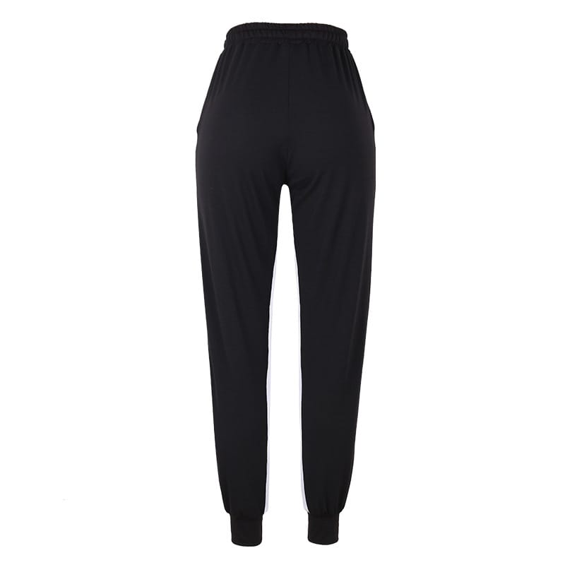 Sasha Elastic-Waist Relaxed Fit Striped Jogger Pants Castello Clothing Line