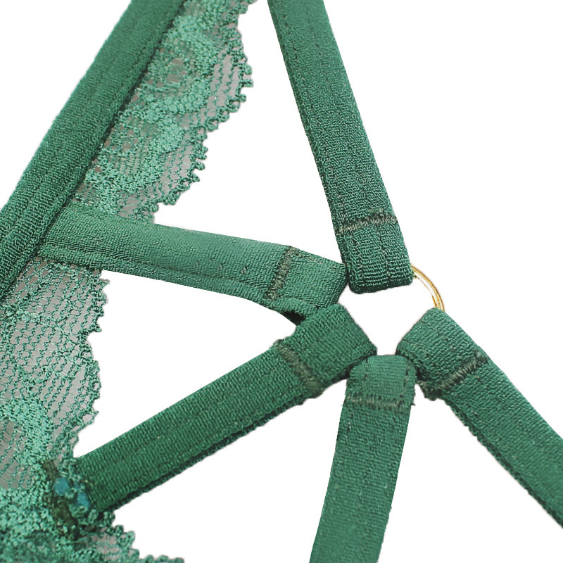 Lace Cut Out String Thong  Castello Clothing Line   