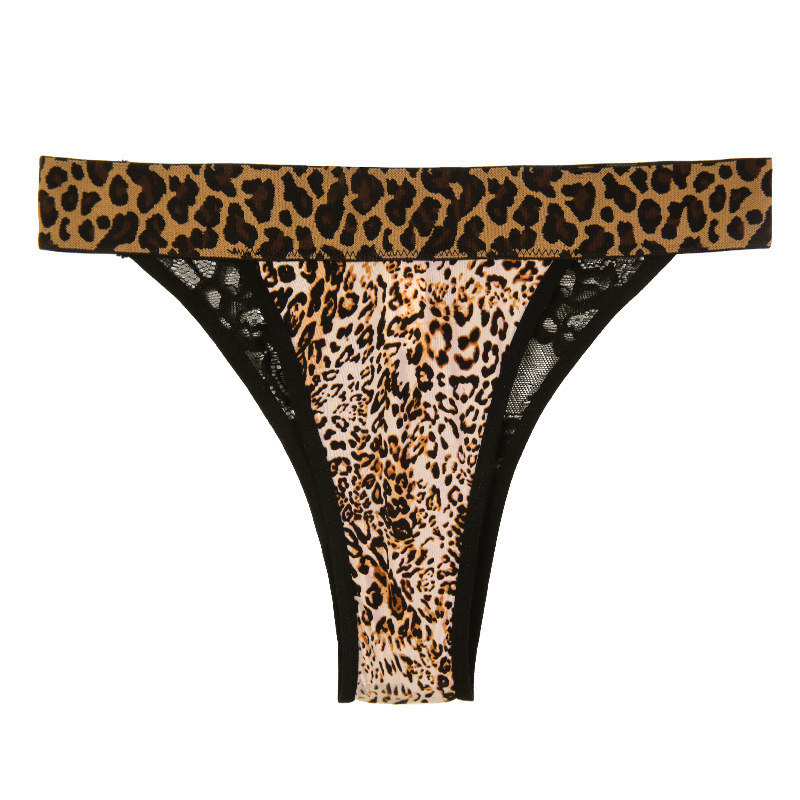 Leopard Print Brazilian Panty  Castello Clothing Line   