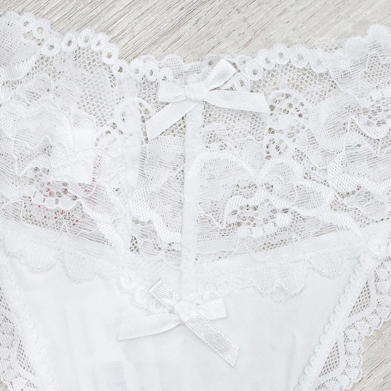 No Show Lace Thong Panty  Castello Clothing Line   