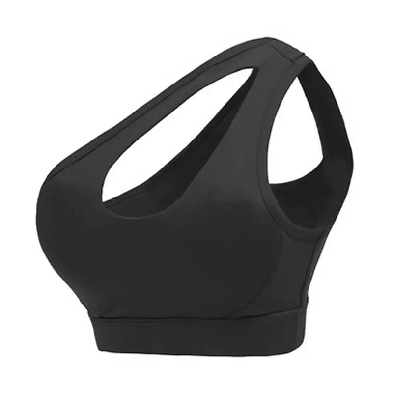 Cassie One-Shoulder Cutout Asymmetrical Sports Bra sports top & bras Castello Clothing Line