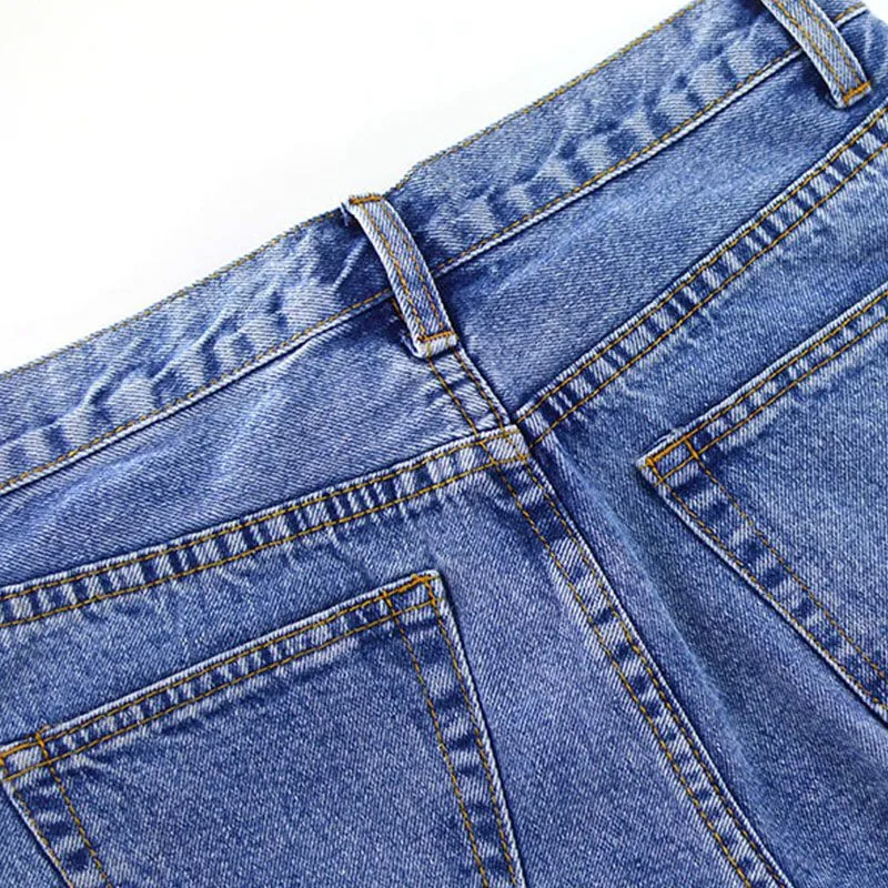 RogueWave High-Rise Ripped Cutoff Jean Shorts  Castello Clothing Line   