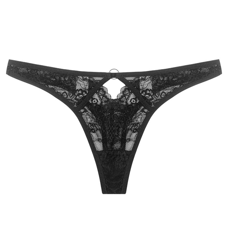 Lace Cut Out Thong Panty  Castello Clothing Line   