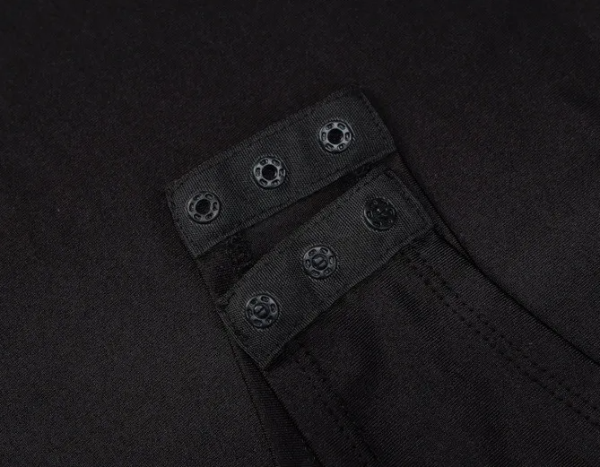 Bold Reveal Open-Back Long Sleeve Bodysuit  Castello Clothing Line   