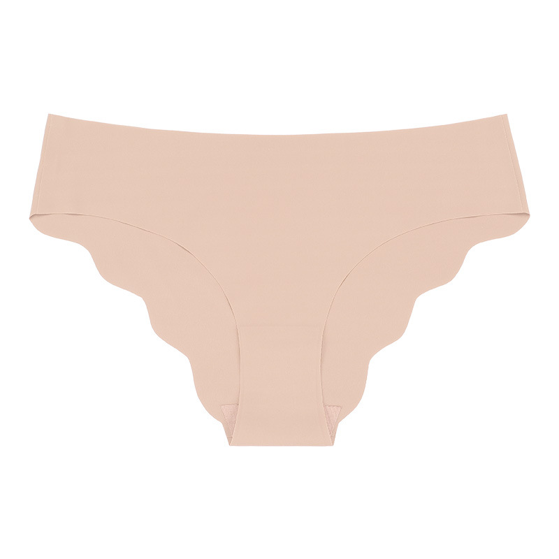 Scallop No Show Cheeky Breathable Panty  Castello Clothing Line   
