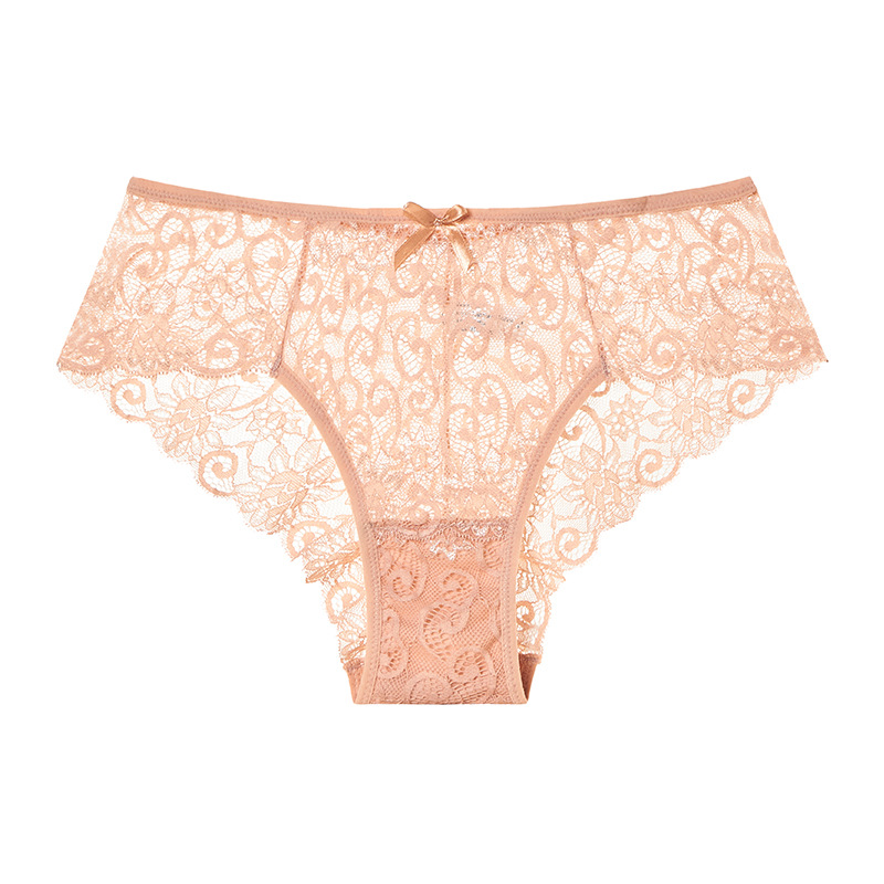 Embroidered Sheer Lace Cheeky Panty  Castello Clothing Line   