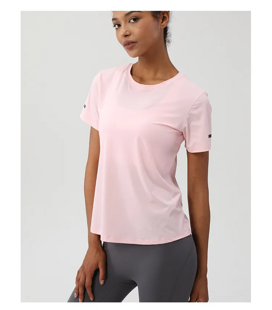 Jordan Crew Neck Short Sleeve T-Shirt sports top & bras Castello Clothing Line
