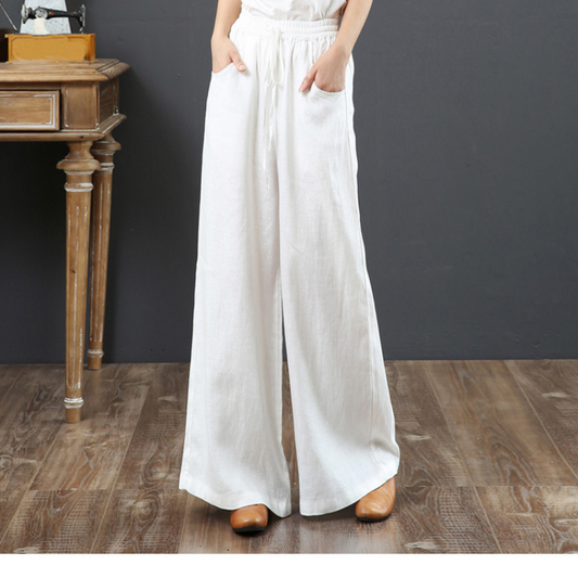 Harper High-Waisted Wide Leg Palazzo Pants Castello Clothing Line
