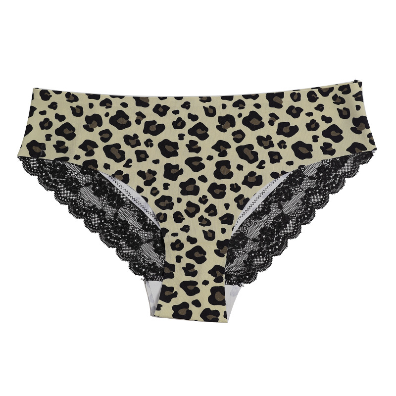 Leopard Print Seamless Cheeky Panty  Castello Clothing Line   